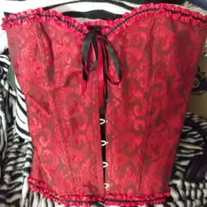 COPY - Plus Size Red Corset